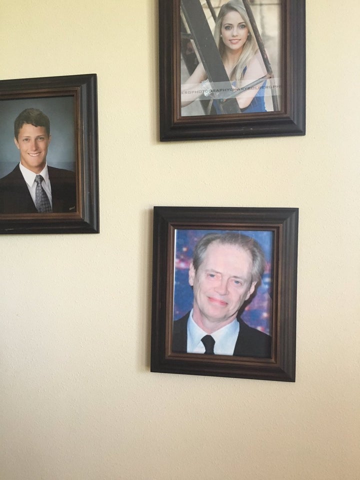 Sly Guy Secretly Swaps His Family Photos For Steve Buscemi Pics