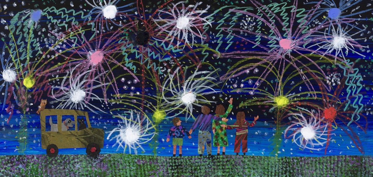Illustration from <em>The Very Lonely Firefly</em> © 1995 by Eric Carle.