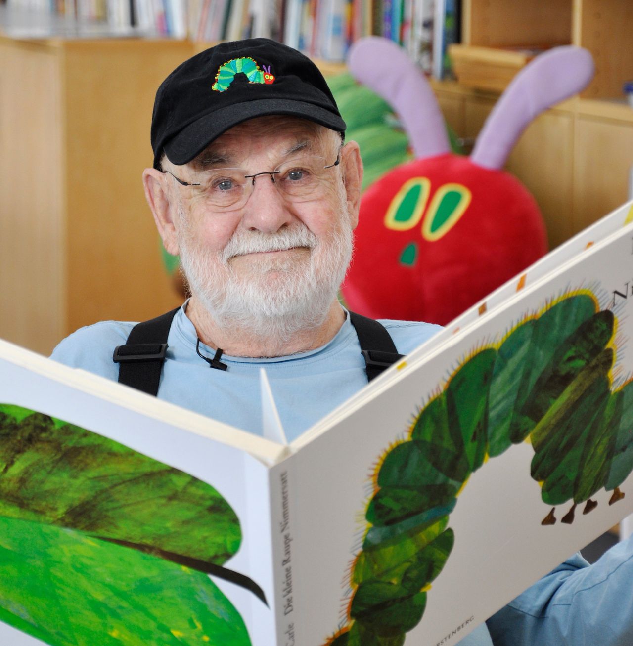 Eric Carle. Photo 2013 Kristin Angel © The Eric Carle Museum of Picture Book Art.