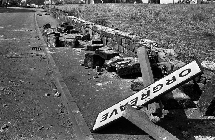 Orgreave coking plant, in the 1984/5 miners' strike