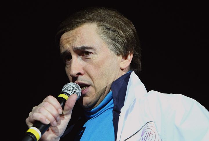 Brunt's delivery has been compared to that of the famously inept TV reporter Alan Partridge, played by Steve Coogan 