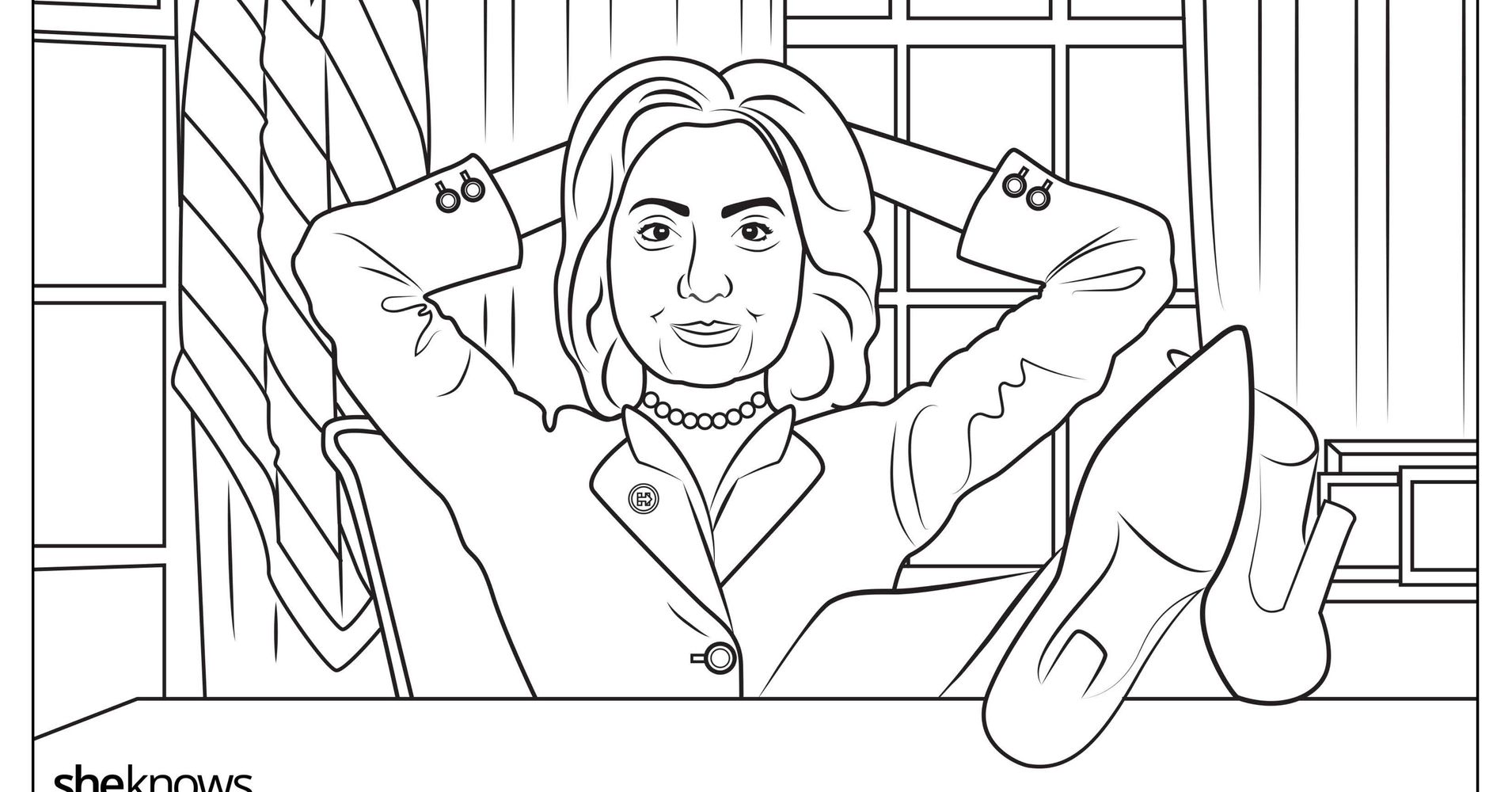 This Hillary Clinton Coloring Book Is JamPacked With Girl