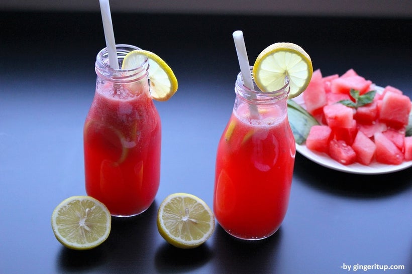 Watermelon Pink Lemonade Cooler