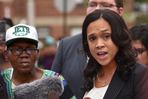 Baltimore State's Attorney Marilyn Mosby holds a news conference on Wednesday, July 27, 2016,&nbsp;at...