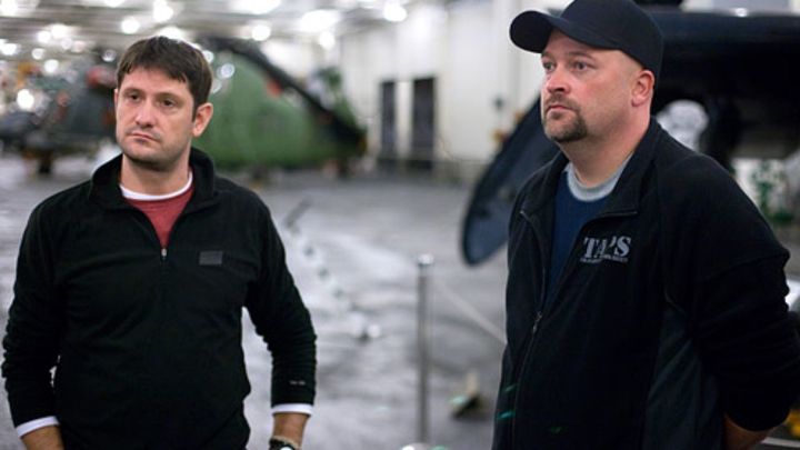 Grant Wilson (right) and Jason Hawes (left) on Syfy's Ghost Hunters.