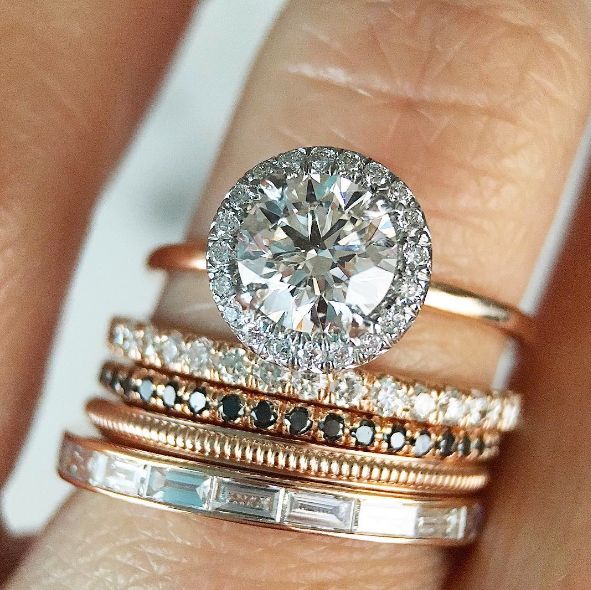 14 Stunning Stackable Ring Sets For The Modern Bride