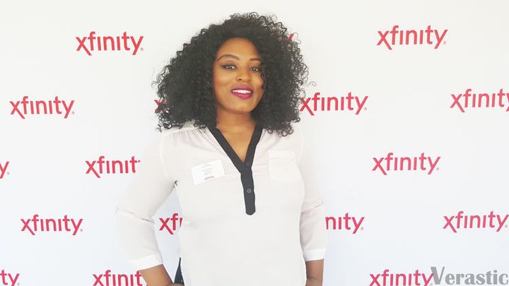 Vera at an XFINITY Moms Event hosted by Comcast in April
