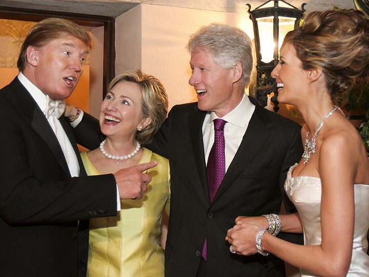 Donald Trump, Hillary Clinton, Bill Clinton and Melania TrumpMARING PHOTOGRAPHY/GETTY/CONTOUR