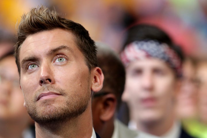 Lance Bass did attend the convention.