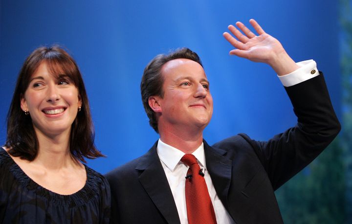 David Cameron with wife Samantha in 2006. At the time he said: "Tony Blair’s government has tarnished politics and eroded public confidence in our traditional institutions."