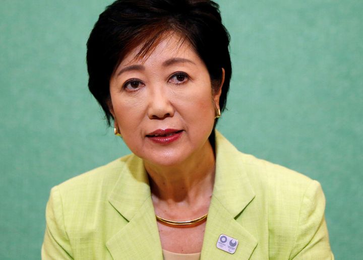 Yuriko Koike, Japan's first female defense minister, has been elected the first woman governor of Tokyo.