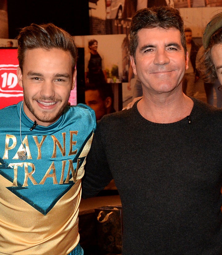 Liam Payne and Simon Cowell