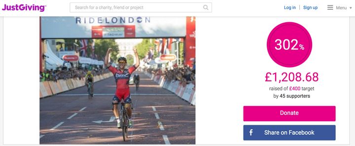 <strong>Robin Chard died during RideLondon which he was competing in to raise money for Cancer Research UK</strong>
