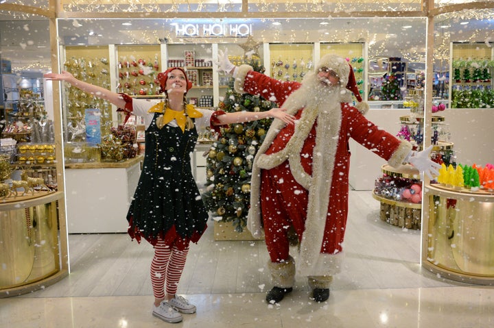 Selfridges has opened its Christmas shop at its flagship store in Oxford Street - 141 shopping days before Christmas 