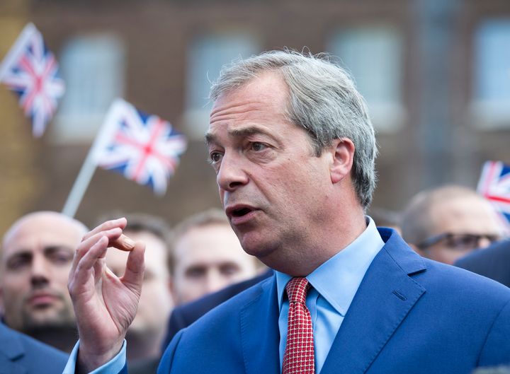 UKIP's current leader Nigel Farage, a backer of Woolfe