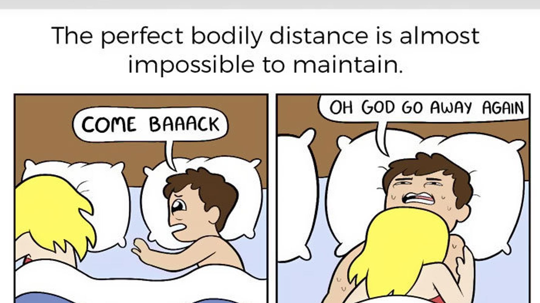 The 6 Stages Of Sharing A Bed With Your Significant Other Huffpost Australia Life