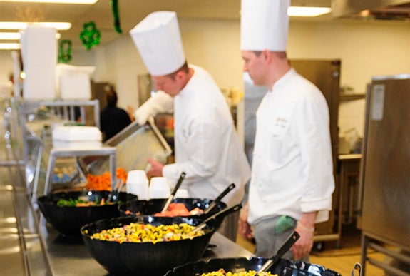 Chefs can work with schools to reduce food waste