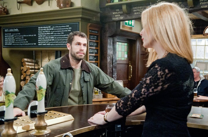 <strong>In character as Andy Sugden</strong>