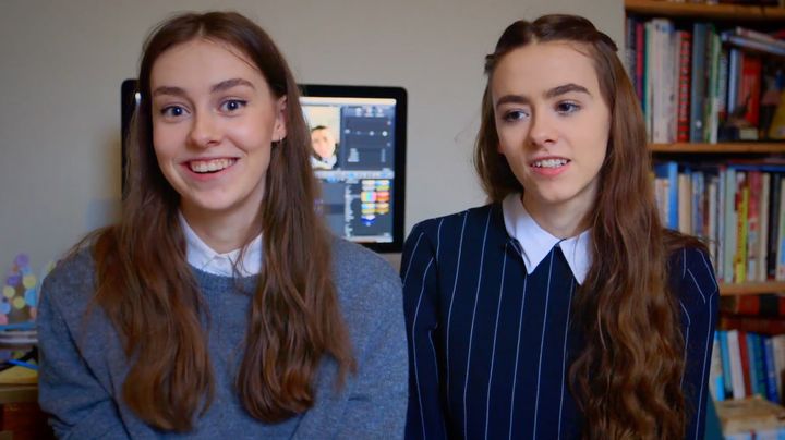 Grace and Amelia Mandeville, AKA The Mandeville Sisters, use YouTube to promote positivity on social media