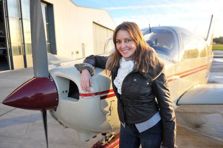 Carol Vorderman is planning to fly solo around the world