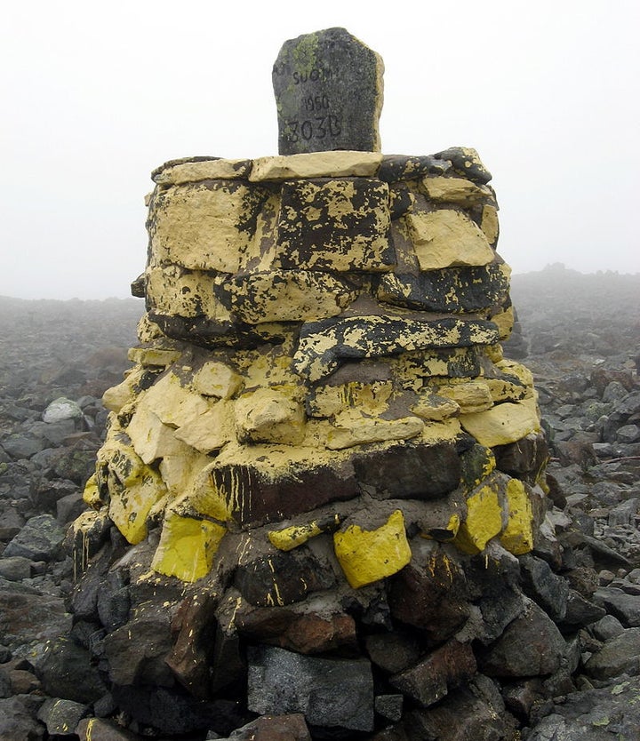 To date, this spot marks the highest peak of Mt. Halti inside Finland. If Norway alters its border, Finland may soon receive the summit of the mountain also.