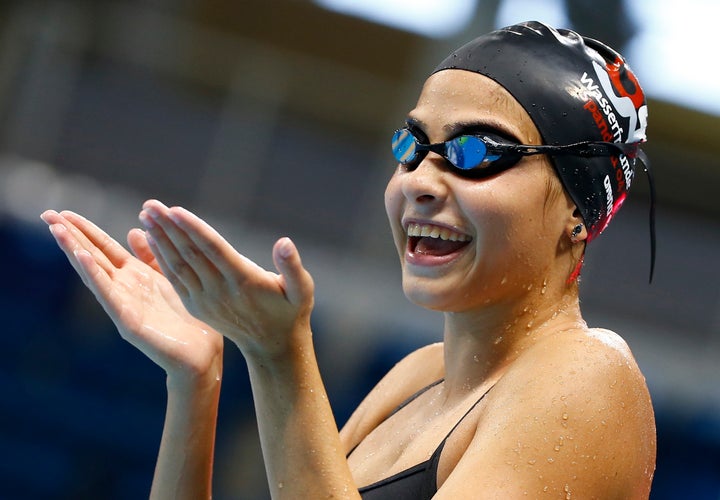 "I hope to get a medal in the Olympics, and that my home town is in peace again," Yusra Mardini says.