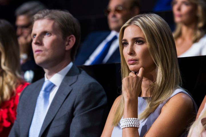 Eric Trump believes that his sister Ivanka "wouldn’t allow herself to be subjected to" sexual harassment.