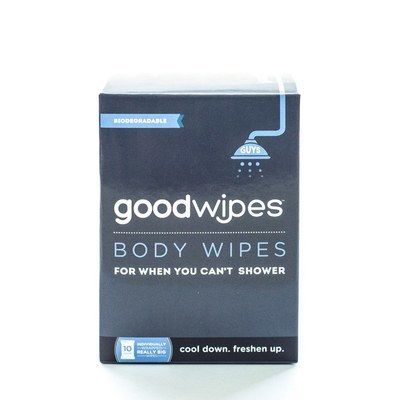 Goodwipes Body WipesLike extra-large towelettes, they’ll wipes mop up any unwanted sweat and grease when a quick shower is just not in the cards.$10, available at amazon.com
