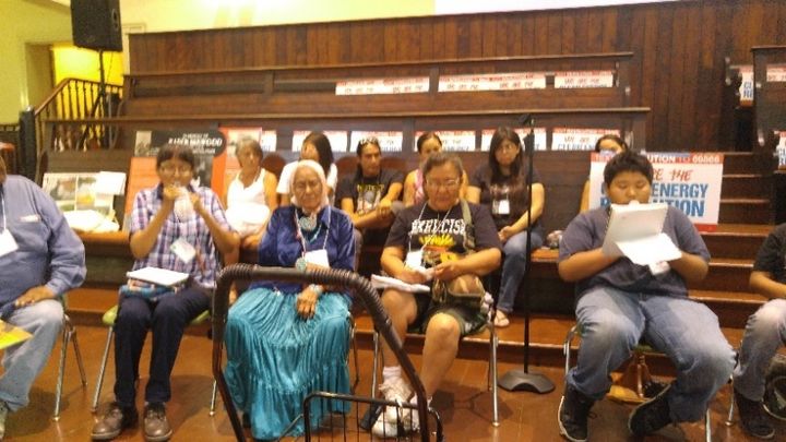 Several generations of Navajo earth defenders spoke eloquently