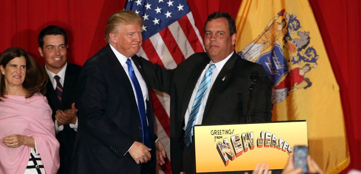 New Jersey Gov. Chris Christie (R) broke with the man he supports as president and said it was "inappropriate" to attack the Khan family.