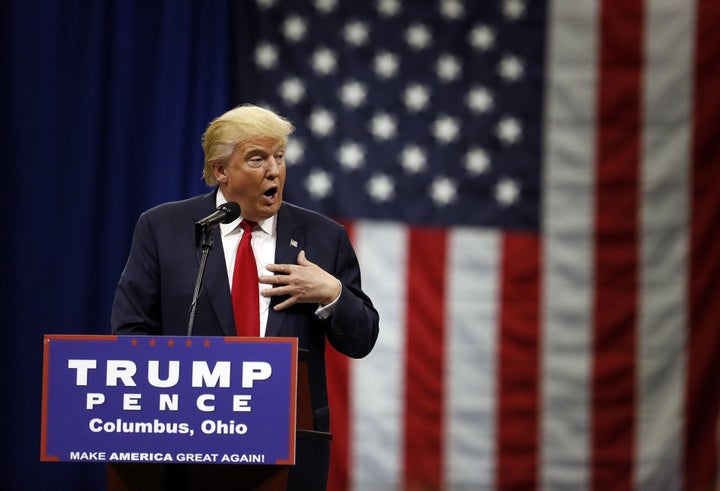 Republican presidential nominee Donald Trump is warning his supporters that a victory in the November election is likely to b