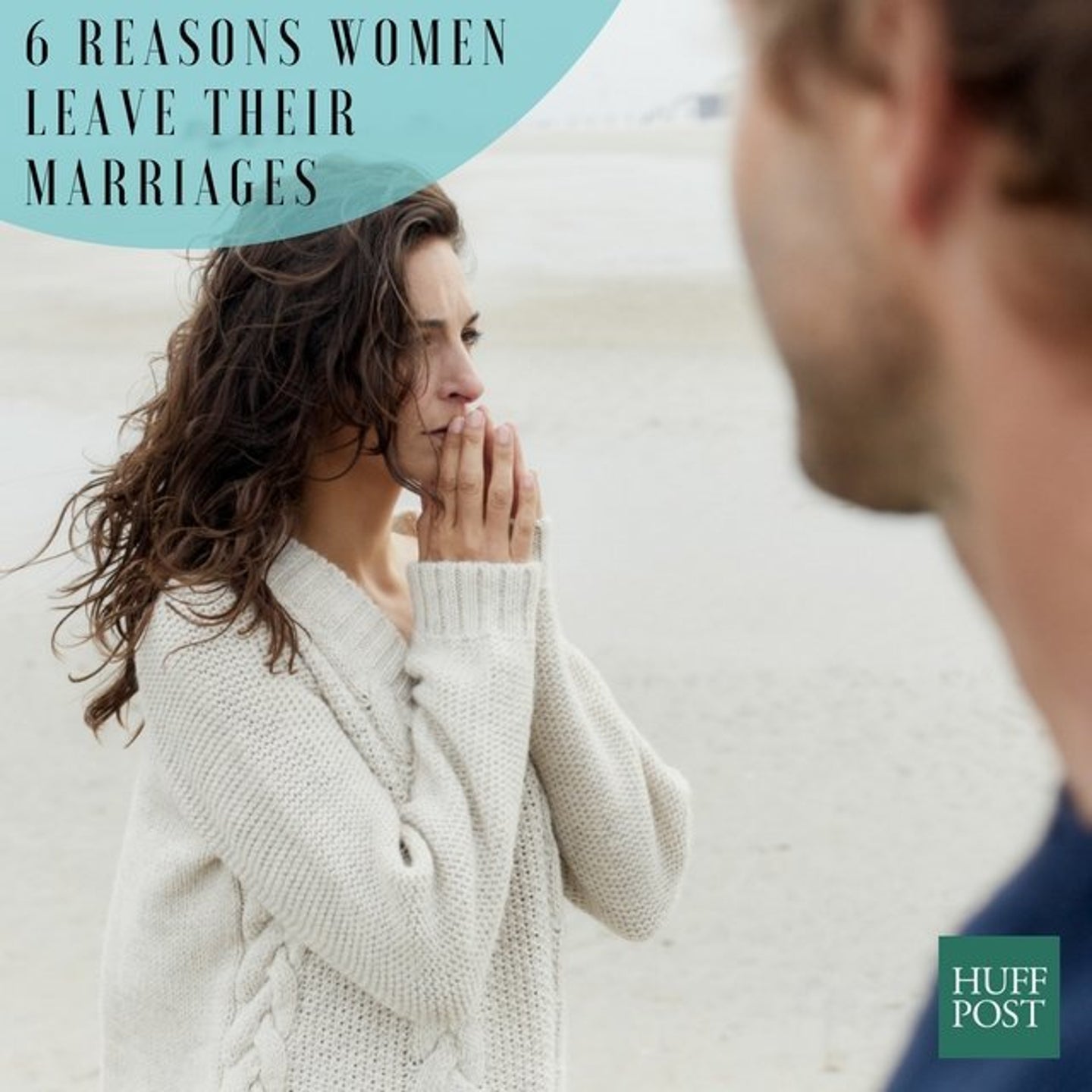 Woman looking contemplative, questioning her marriage