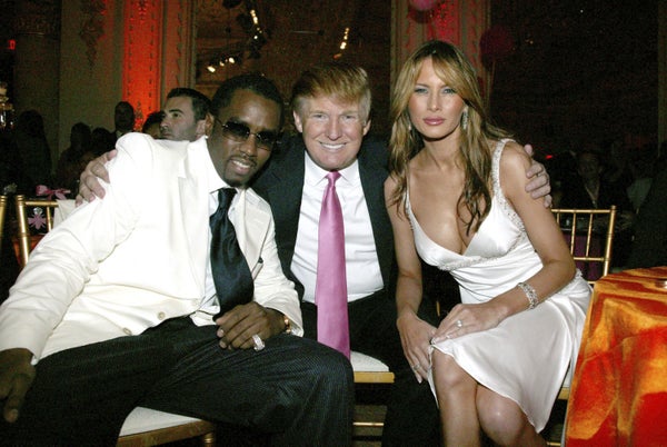 These Are The Famous People Who Attended Donald Trump S Wedding To 2 P Diddy