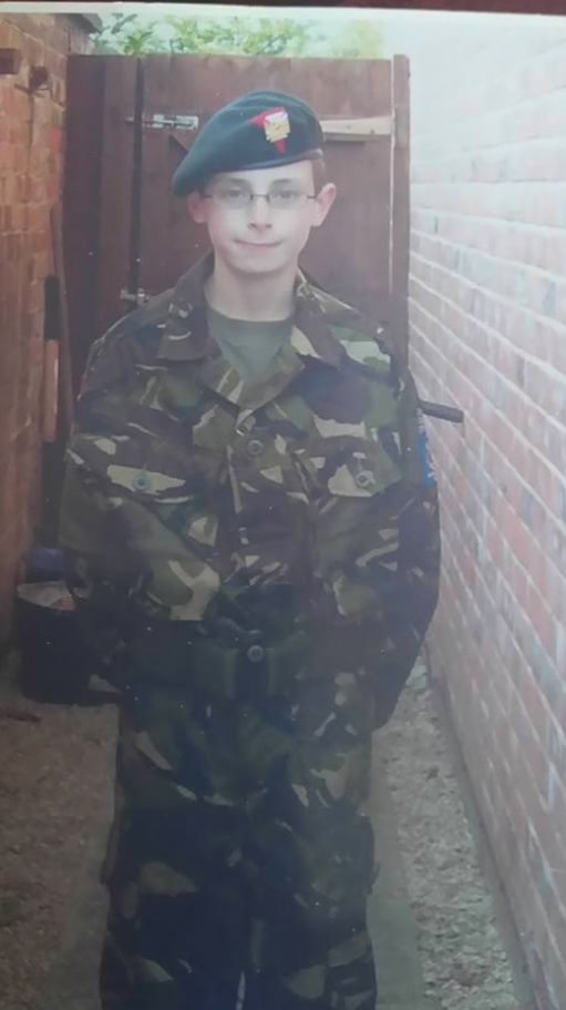 <strong>John Evans shared a photo of his son, Dean, as a child.</strong>