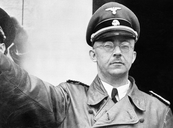 Heinrich Himmler, head of Nazi Germany's SS and one of the architects of the Holocaust, seen in an undated file photo. 