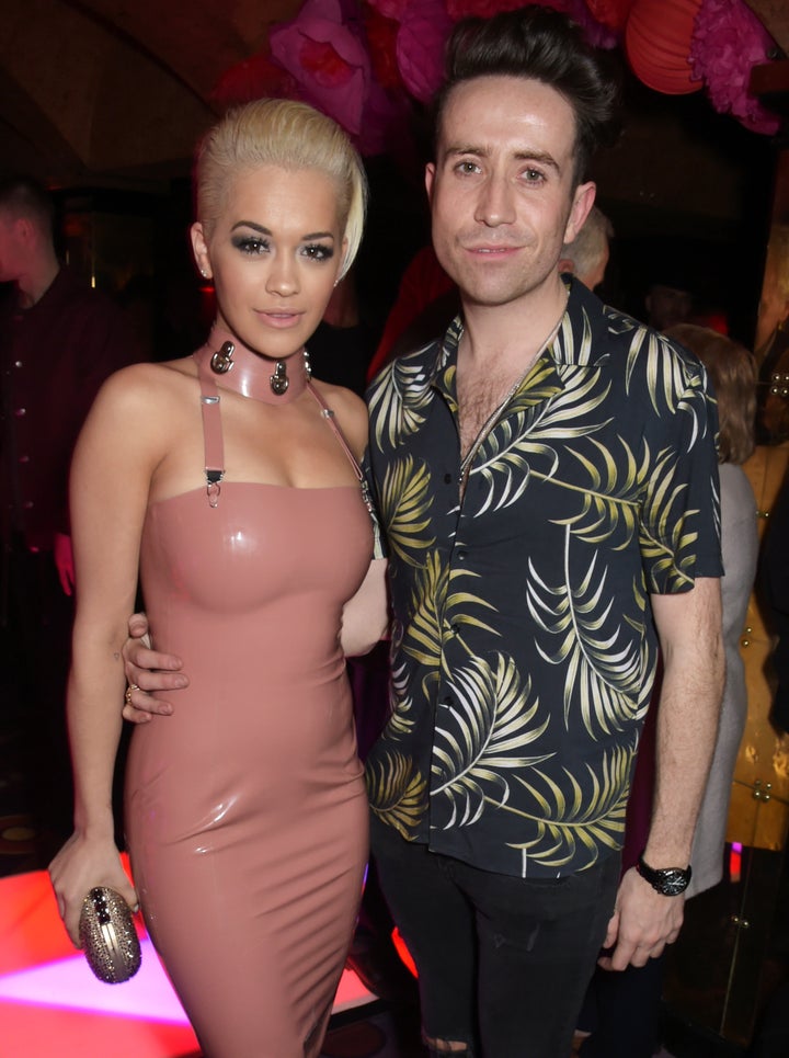 Rita Ora and Nick Grimshaw