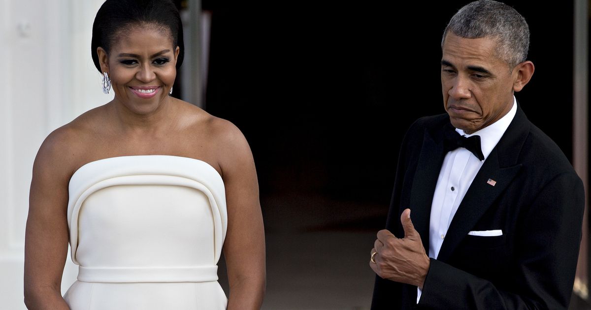Michelle Obama's Stunning State Dinner Gown Gets A Big Thumbs Up From ...
