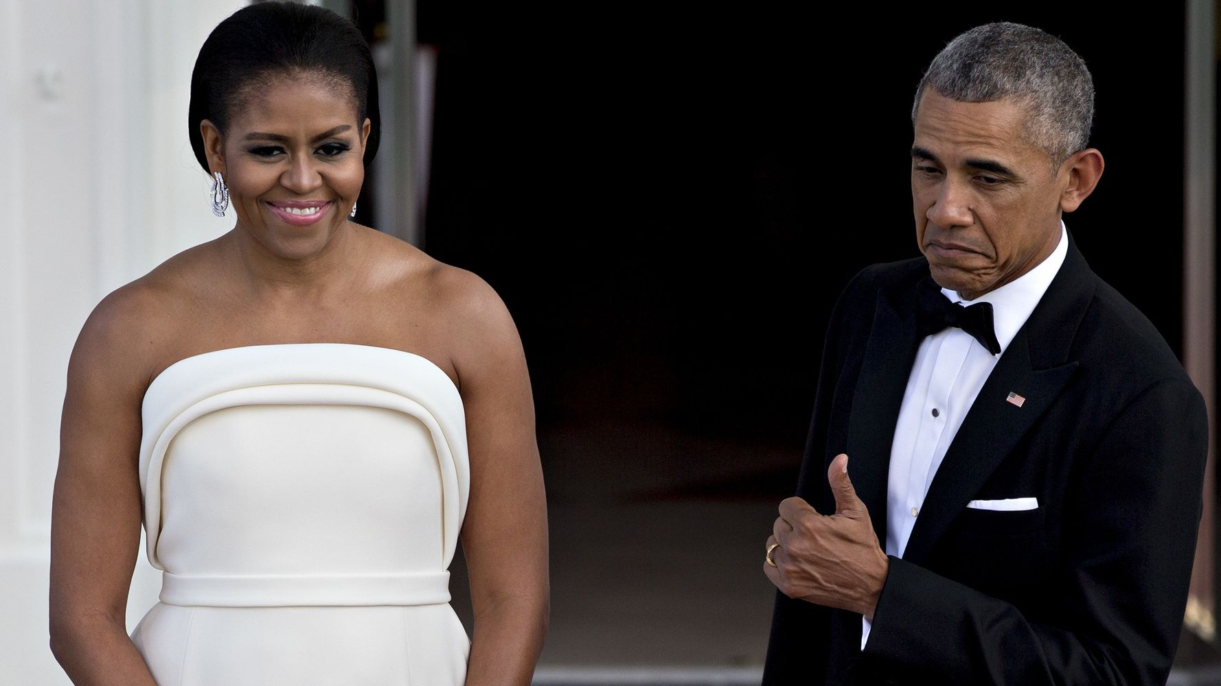 Michelle Obama's Stunning State Dinner Gown Gets A Big Thumbs Up From ...