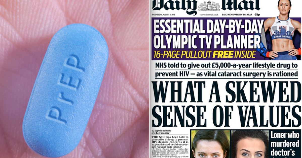 Daily Mail Calls Hiv Prevention Drug Prep A Lifestyle Drug Huffpost 8624