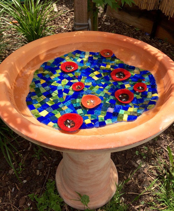 Bring a little taste of mosaic art to your backyard.