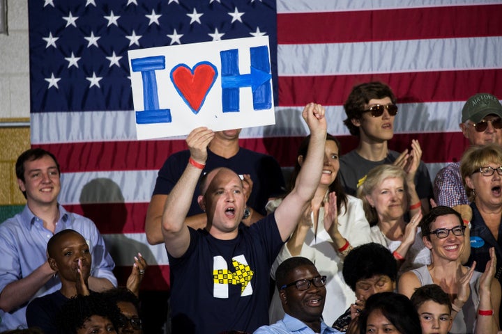 Meet the young, male voters who are flocking to Hillary Clinton. 