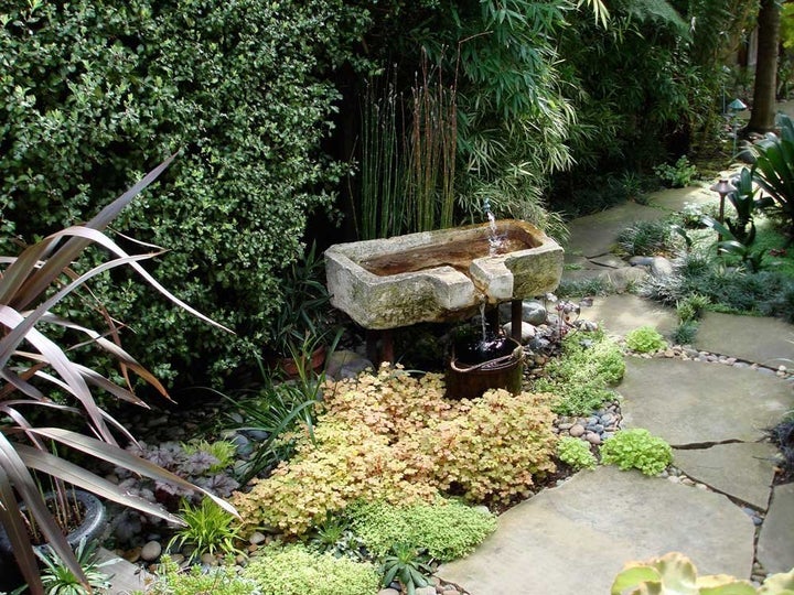 The options are endless for outdoor fountains.