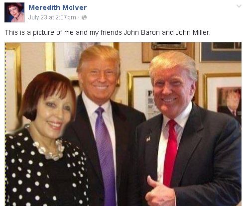 Meredith McIver, John Barron and John Miller. (For those unaware, Trump has posed as both in the past via phone and email in dealing with New York Times reporters and others.) 
