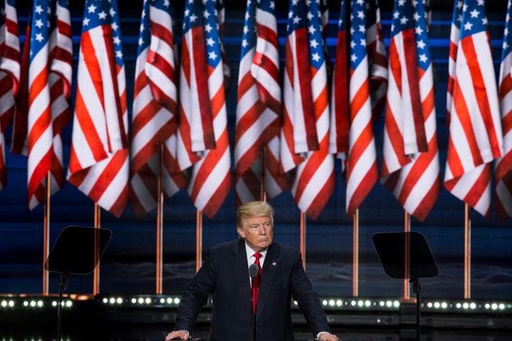Republican presidential candidate Donald Trump ramped up fundraising in July, despite causing controversy with outrageous comments including <a href="https://www.huffpost.com/entry/khizr-khan-trump-black-soul_n_579e00ece4b0693164c191b0" role="link" class=" js-entry-link cet-internal-link" data-vars-item-name="attacking a slain war hero's parents" data-vars-item-type="text" data-vars-unit-name="57a214c3e4b04414d1f2ddd9" data-vars-unit-type="buzz_body" data-vars-target-content-id="https://www.huffpost.com/entry/khizr-khan-trump-black-soul_n_579e00ece4b0693164c191b0" data-vars-target-content-type="buzz" data-vars-type="web_internal_link" data-vars-subunit-name="article_body" data-vars-subunit-type="component" data-vars-position-in-subunit="0">attacking a slain war hero's parents</a> and <a href="https://www.huffpost.com/entry/donald-trump-press-conference_n_5798e994e4b02d5d5ed3d4e1" role="link" class=" js-entry-link cet-internal-link" data-vars-item-name="asking Russia to hack Hillary Clinton" data-vars-item-type="text" data-vars-unit-name="57a214c3e4b04414d1f2ddd9" data-vars-unit-type="buzz_body" data-vars-target-content-id="https://www.huffpost.com/entry/donald-trump-press-conference_n_5798e994e4b02d5d5ed3d4e1" data-vars-target-content-type="buzz" data-vars-type="web_internal_link" data-vars-subunit-name="article_body" data-vars-subunit-type="component" data-vars-position-in-subunit="1">asking Russia to hack Hillary Clinton</a>.