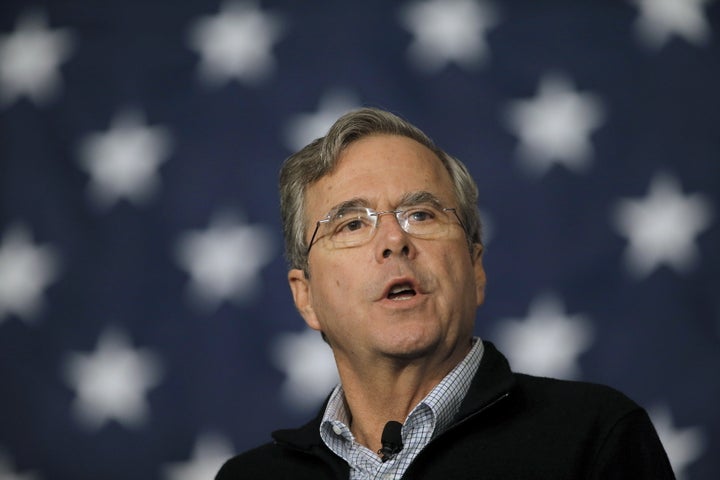 Former Florida Gov. Jeb Bush speaks on the campaign trail in February 2016.