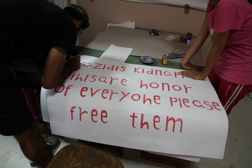 Yazidi Refugee Camp<br>Petra, Greece
