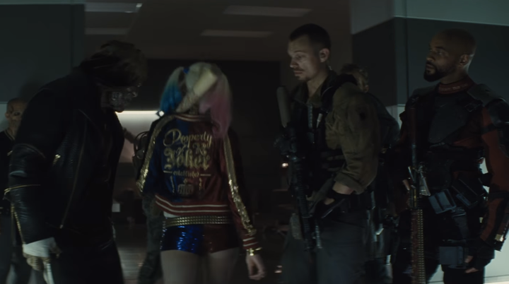 Margot Robbie in the "Suicide Squad" TV trailer.