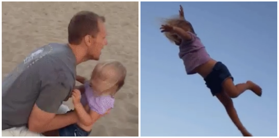 This Adorable Beach Video Of Father And His Daughter Is Giving Us Serious Family Goals