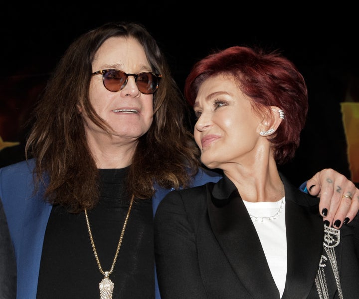 Ozzy Osbourne and Sharon Osbourne on May 12, 2016, in Hollywood, California.