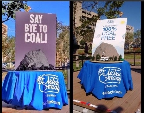 El Paso Electric cheered its own coal-free announcement in a Wednesday celebration.